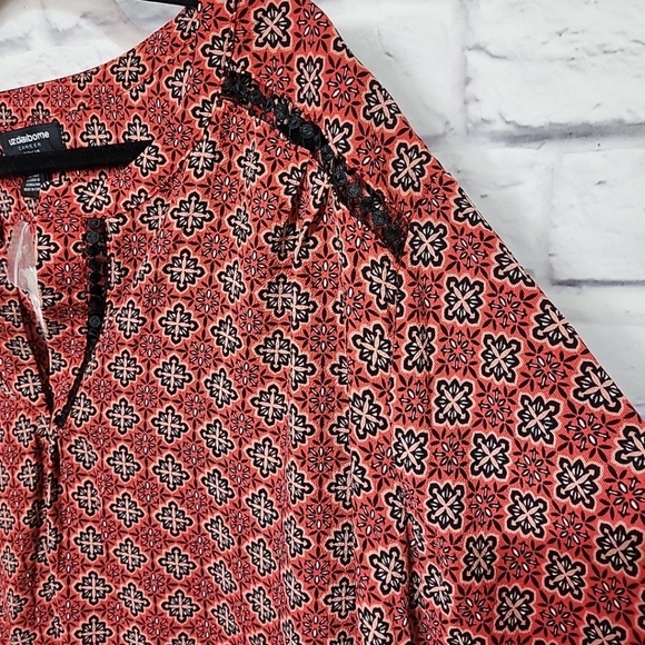 Liz Claiborne NWT Career Women's 3X Button Roll‎ Up Sleeve Blouse Professional - Picture 5 of 9